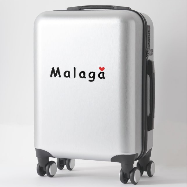 Adesivo Eu amo Málaga (Mala)