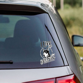 Adesivo Eu Amo Meu Doberman Vinyl Sticker