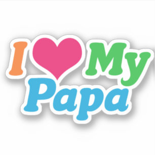 Adesivo Eu Amo Meu Pai