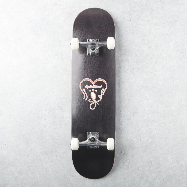 Adesivo Eu Amo Minha Namorada - Eu ♥ Nós (Skate)