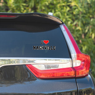 Adesivo Eu amo Nashville