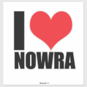 Adesivo Eu amo Nowra