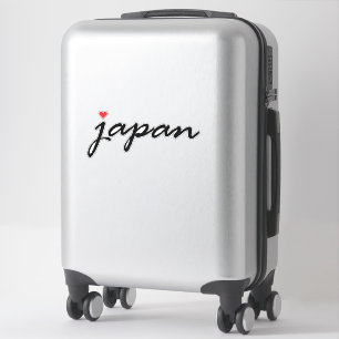 Adesivo Eu amo o Japão