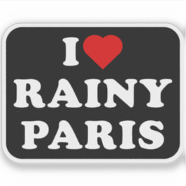 Adesivo Eu amo Rainy Paris