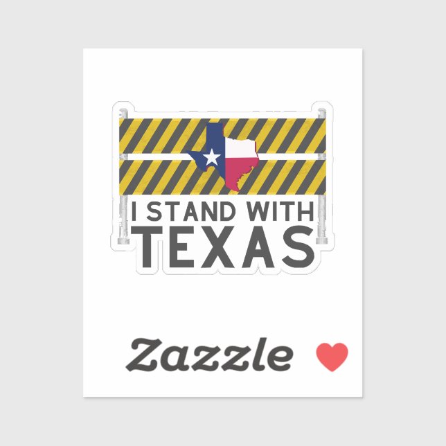 Adesivo Eu Fico Com O Texas (Folha)