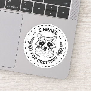 Adesivo Eu freio para criaturas
