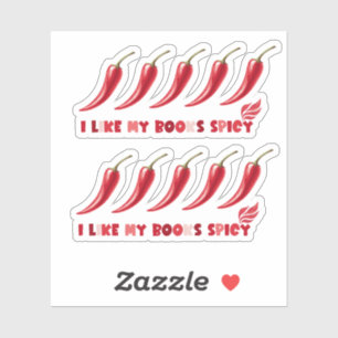 Adesivo Eu gosto dos meus livros, design de classificação 