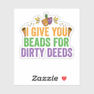 Adesivo Eu Lhe Dou Miçangas De Suas Coisas Engraçadas Mard