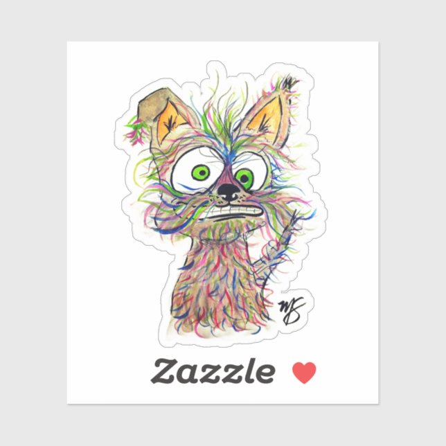 Adesivo Eu não estou estressado! (Folha)