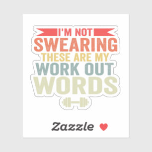 Adesivo Eu não estou jurando que estas são as minhas palav