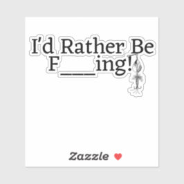 Adesivo Eu Preferencialmente....F ing!