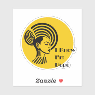 Adesivo Eu sei que sou o Dope