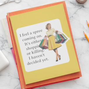 Adesivo Eu sinto uma esposa engraçada.