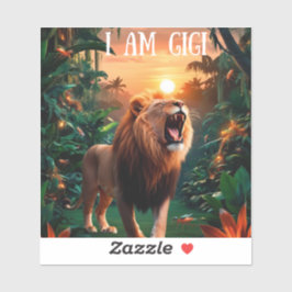 Adesivo Eu sou amiga bisavó gigi mulher forte