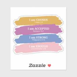 Adesivo Eu sou Bíblia Versos Personalizado