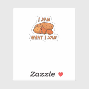 Adesivo Eu Sou O Que Eu Sou Clássico Engraçado Básico