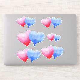 Adesivo Eu te amo Dia de os namorados de coração vermelho 