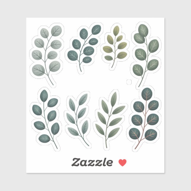 Adesivo Eucalyptus Dreams Watercolor (Folha)