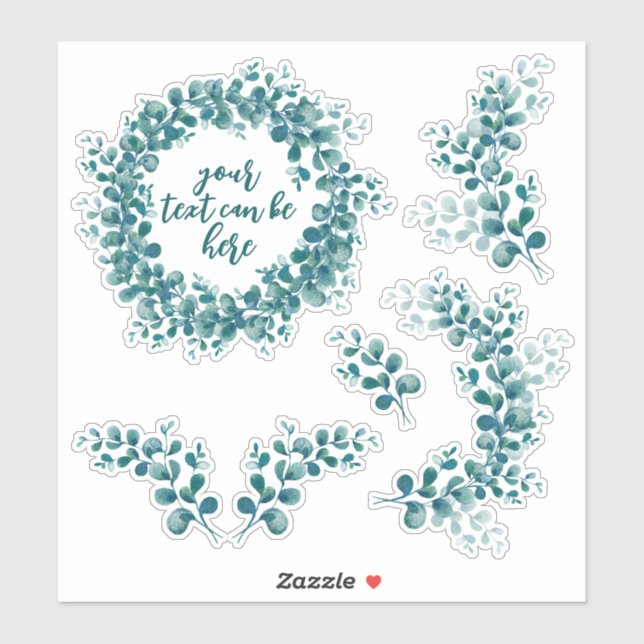 Adesivo Eucalyptus greens (Folha)