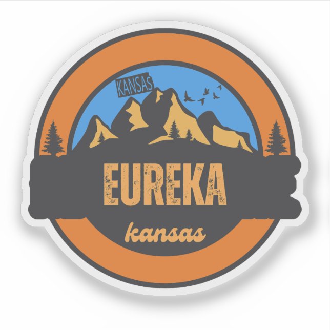 Adesivo Eureka, Kansas (Frente)