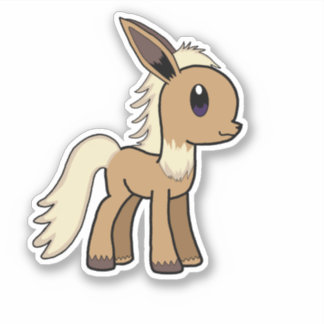 Adesivo Eve ony Sticker Pokémon My Little Pony crossover
