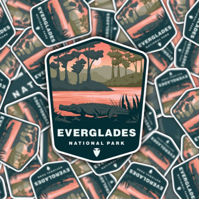 Adesivo Everglades National Park Florida | Die-Cut Sticker (Criador carregado)