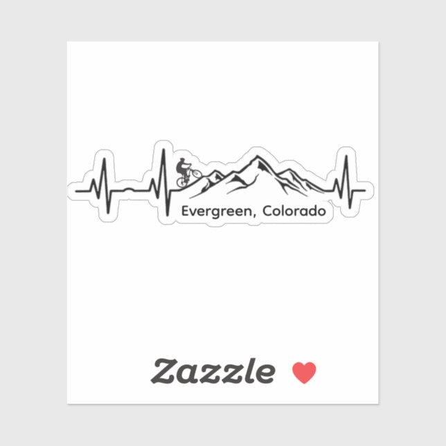 Adesivo Evergreen MTB Vinyl Sticker (Folha)