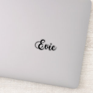 Adesivo Evie Name - Caligrafia manuscrita