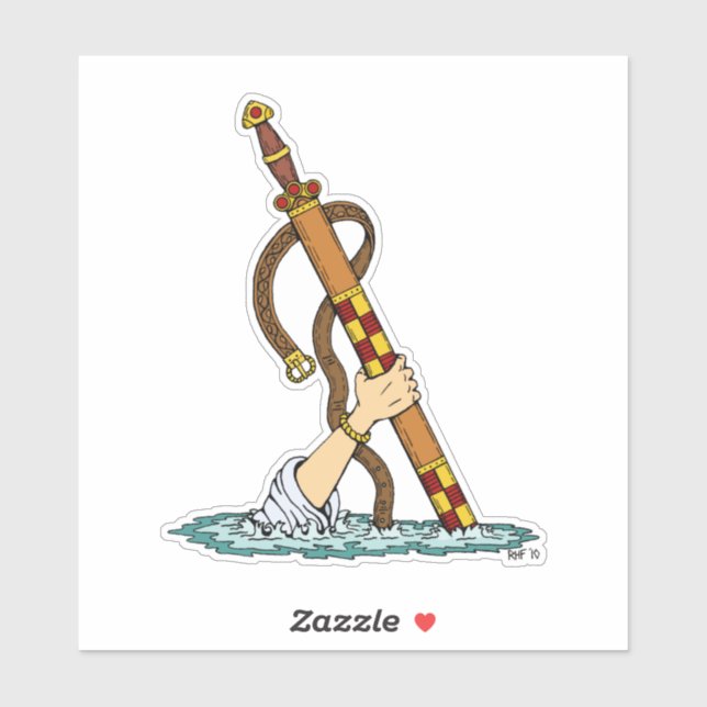 Adesivo Excalibur (Folha)