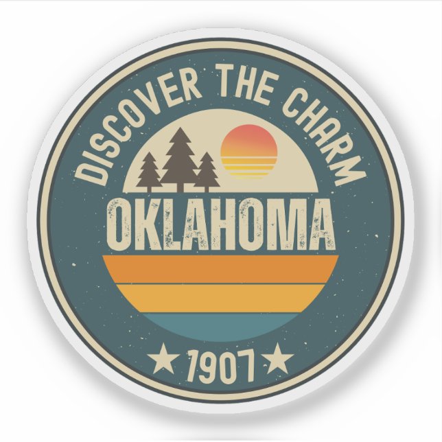 Adesivo Execução de Oklahoma Land - Presente de História O (Frente)