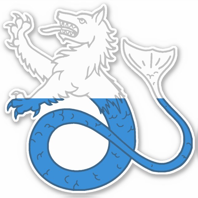 Adesivo Exército baronial do Vinheta-Vinheta-de-Seagirt (Frente)