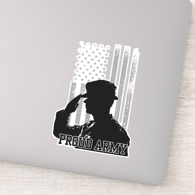 Adesivo Exército orgulhoso (Detalhe)