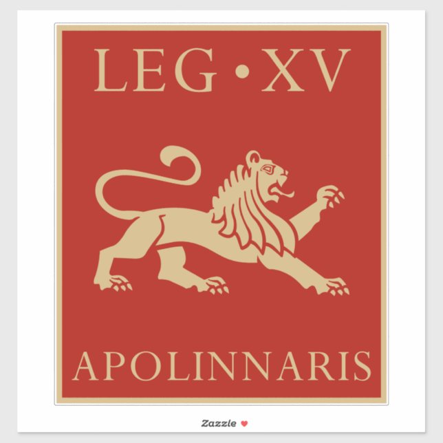 Adesivo Exército Romano Imperial - Legio XV Apollinaris (Folha)