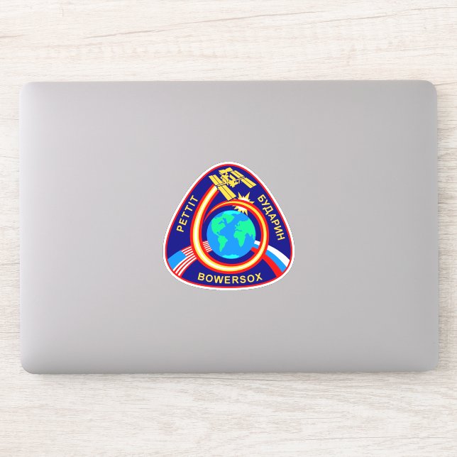 Adesivo Expedição de Estação Espacial Internacional ISS-06 (Computador)