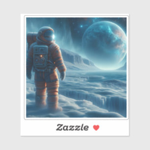 Adesivo Exploração do Paisagem de Gelo da Alienígena Notur