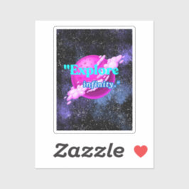 Adesivo Explorar o infinito