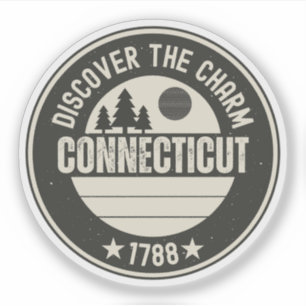 Adesivo Explore Connecticut - Designs para Cada Amante