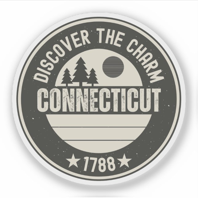 Adesivo Explore Connecticut - Designs para Cada Amante (Frente)