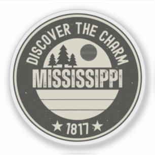 Adesivo Explore Mississippi - Designs para Cada Amante