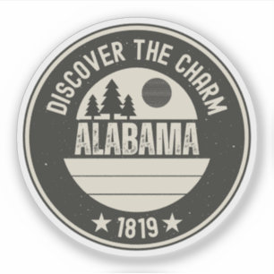 Adesivo Explore o Alabama - Designs para todo Lover