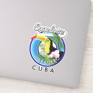 Adesivo Explore o logotipo do viagem da Varadero Cuba
