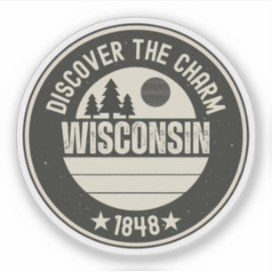 Adesivo Explore Wisconsin - Designs para cada passo