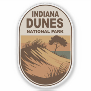 Adesivo Explorem o Parque Nacional Indiana Dunes