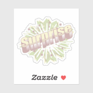 Adesivo Explosão da onomatopeia surpresa