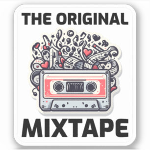 Adesivo Explosão Musical: Mixtape Magic de 80