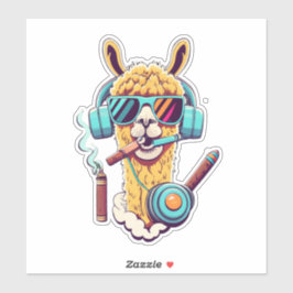 Adesivo Expresse-se com o Llama Vinyl Stickers