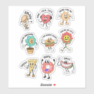 Adesivo Expresse-se em Kawaii! Personagem Divertido 