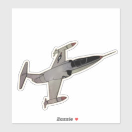 Adesivo F-104 Embarcação Estelar, Aeronave Interceptor