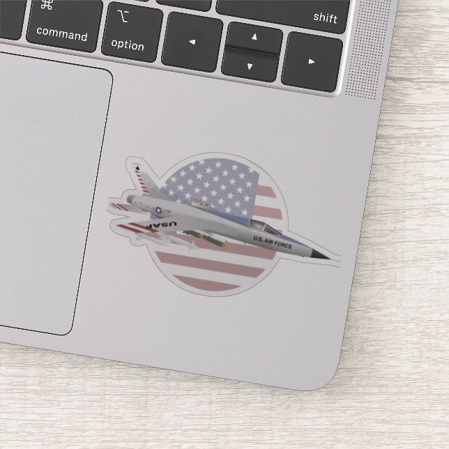 Adesivo F-105 Avião Militar Thunderhead (Detalhe)