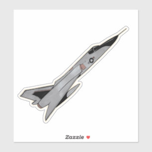 Adesivo F-106 Delta Dart, Aeronaves Interceptor